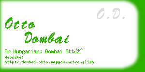 otto dombai business card